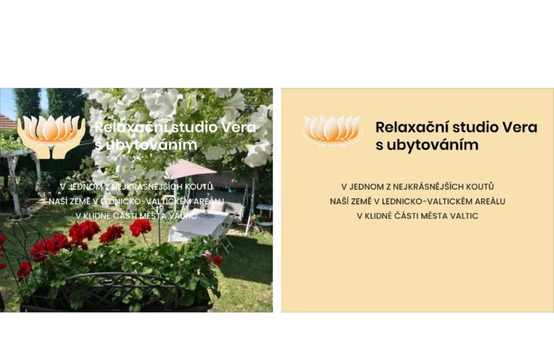 Relaxacni Studio Vera S Ubytovanim Valtice Exterior photo